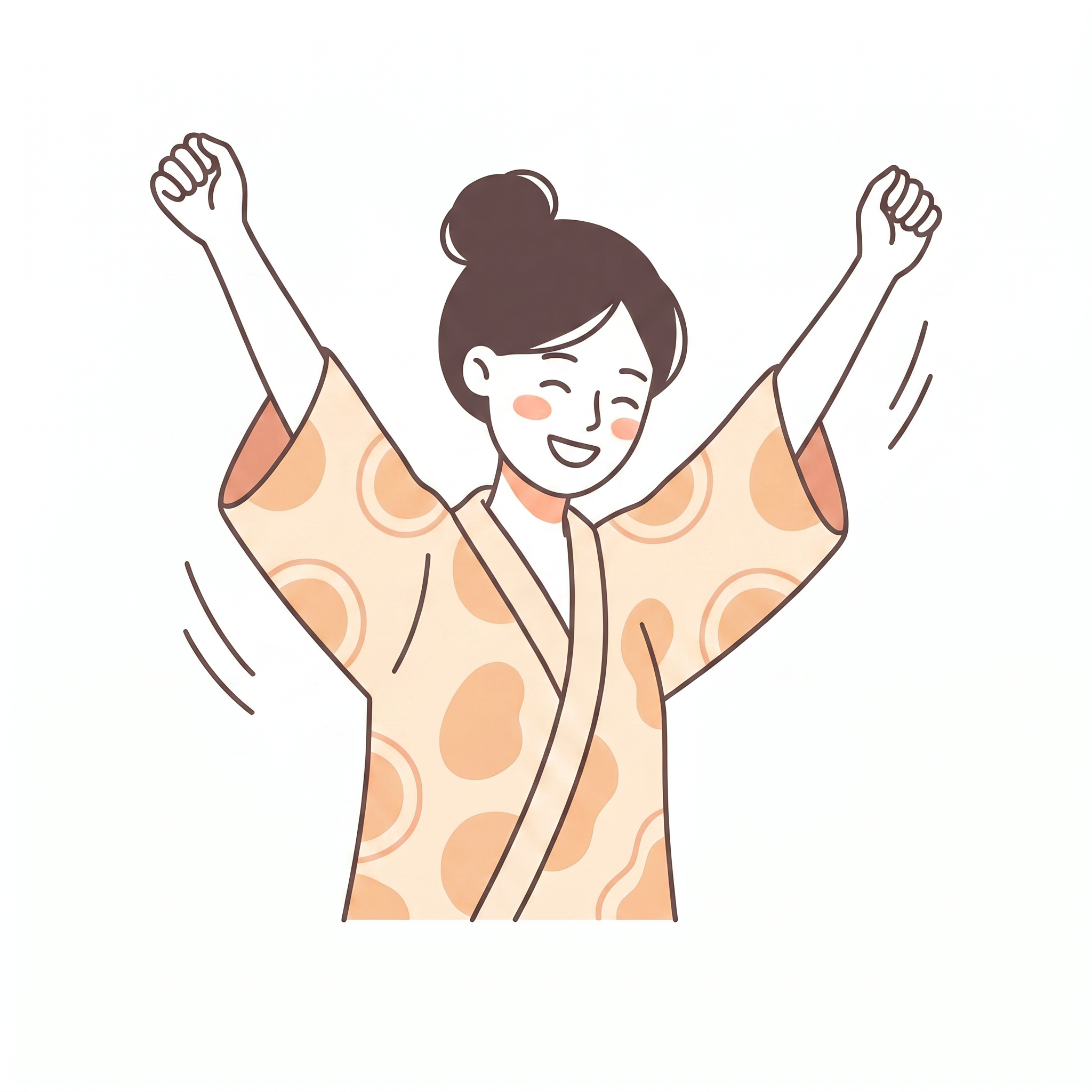 むち打ち回復後の笑顔
